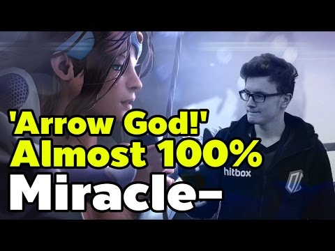 Miracle- 9K! Mirana 'Arrow God!' Almost 100%