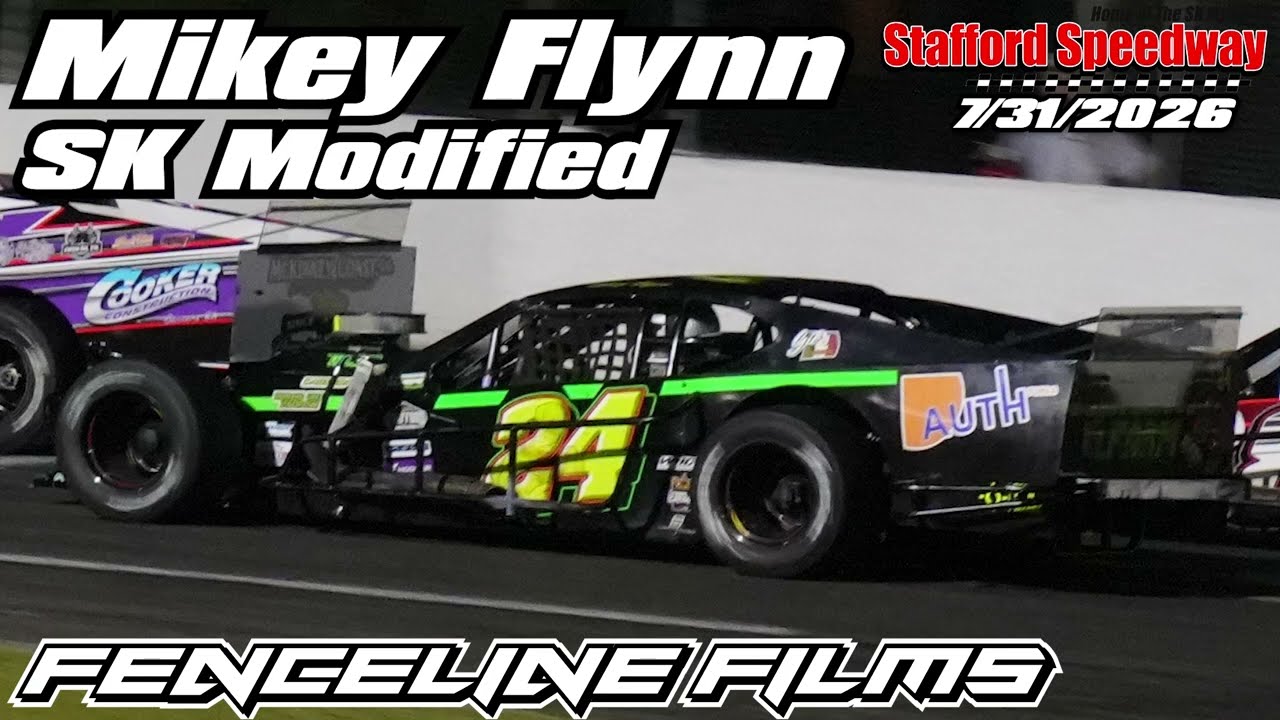 Mikey Flynn SK Modified at Stafford Speedway