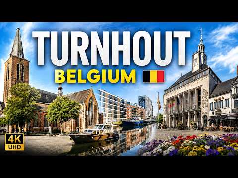 Exploring TURNHOUT, Belgium 🇧🇪 | Cinematic Walking Tour 4K