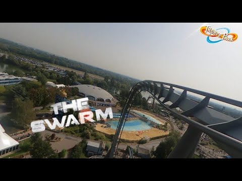 The Swarm Front Row POV (Left Wing) HD 60fps | Thorpe Park Resort