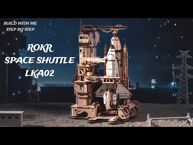 Vídeo relacionado con ROKR Puzzle 3D Madera el Transbordador Espacial, Maquetas para Construir Adultos Cohete, Regalos de Cumpleaños para Niños y Adultos, Space Shuttle, LKA02