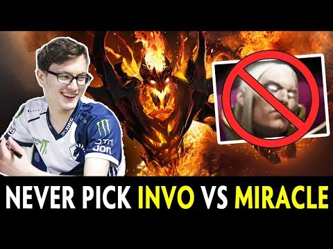 Never pick Invoker vs Miracle on mid — best Invoker in Dota