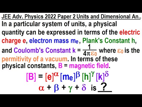 JEE Advanced Physics 2022 Paper 2 1 SHM Simple Harmonic Motion
