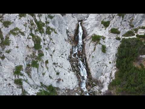 Waterfall in the valley Tamar/Planica Slovenia