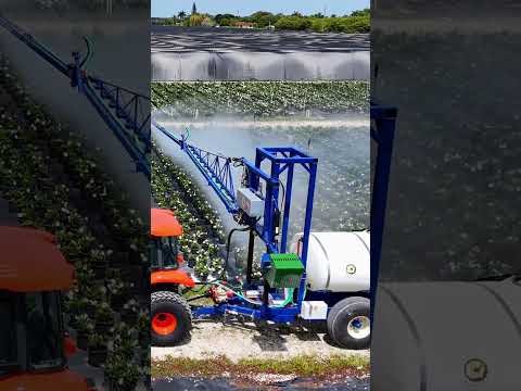 Agricultural Boom Sprayer #agriculture #boom #sprayer #plants #tractor