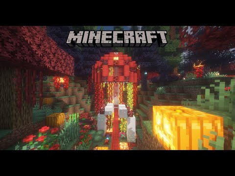 Spooky Mushroom House Build! Minecraft Longplay Part 2