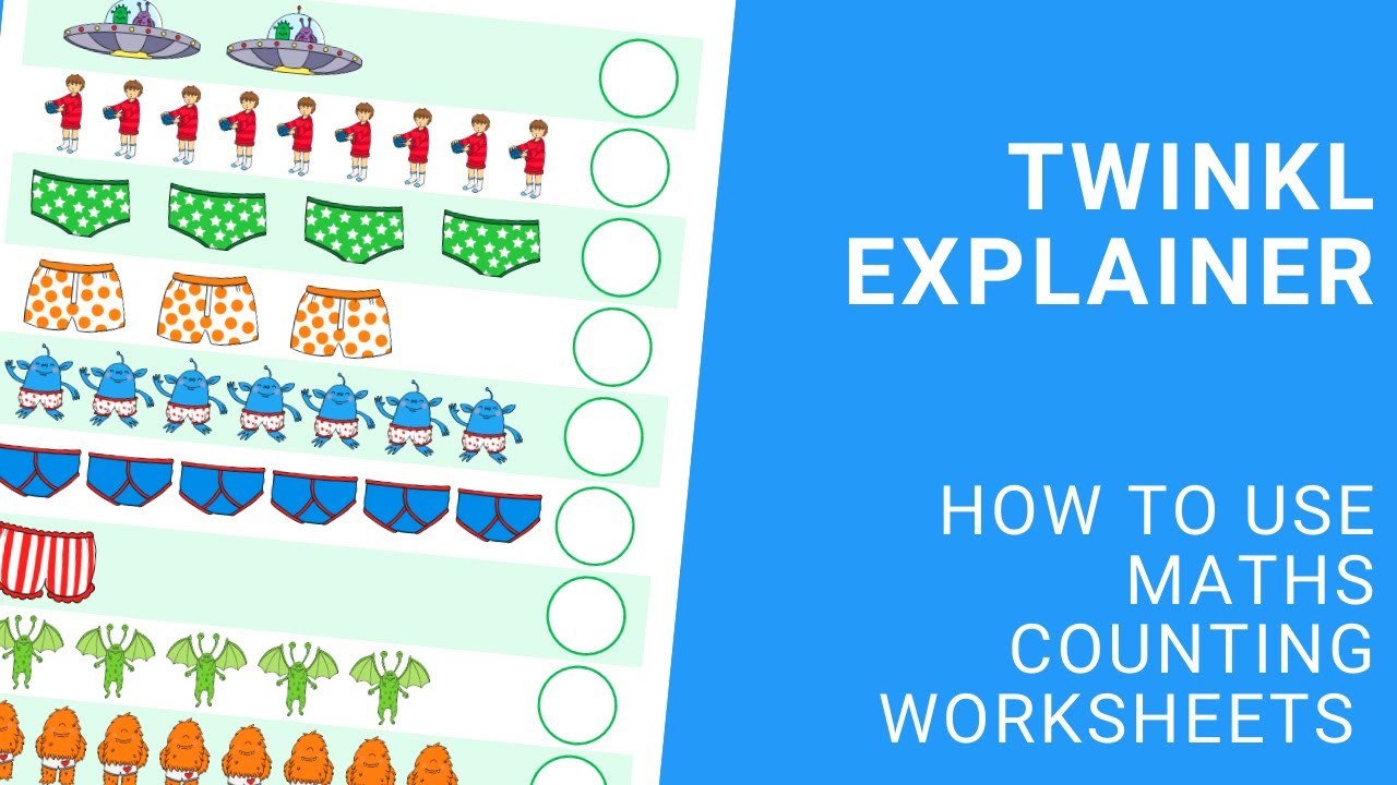 How To Use Maths Counting Worksheets