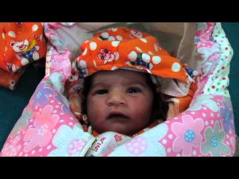 Alankrita Dahal on the day of her birth