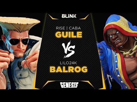 Rise Caba (Guile) vs Lilo24K (Balrog) - Blink Genesis - Losers Semi-Final