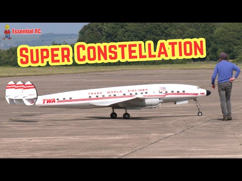 GIANT 1:6 scale Radio Controlled (RC) Lockheed SUPER CONSTELLATION TWA 'Star of America' AIRLINER