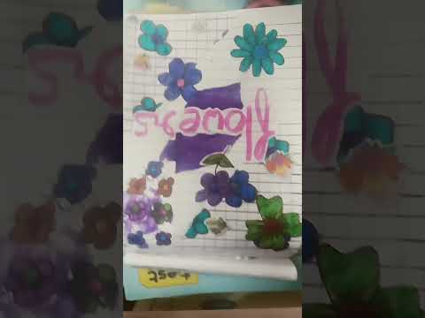 Flower journal with me # viral # # Ashvika s Enterment #