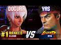 SF6 DOGURA 1 Ranked Elena Vs YAS Ryu High Level Gameplay