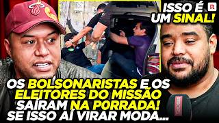 DEU TRETA! BOLSONARISTAS E ELEITORES DO MISSÃO TROCAM S0COS EM ATO DE CAMPANHA!