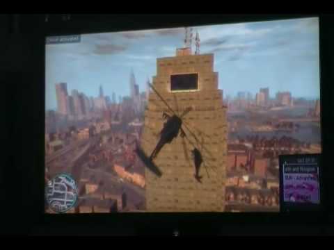 My 7 year old brother playing GTA 4. Lol...o.e