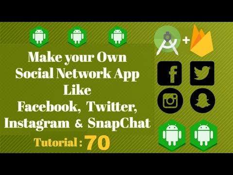 Firebase Social Network App Android Studio Tutorial 02 Creating and Connect App to Firebase