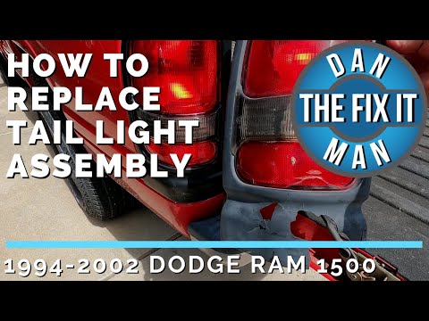 1994-2002 DODGE RAM - HOW TO REPLACE TAIL LIGHT ASSEMBLY- EASY DIY!