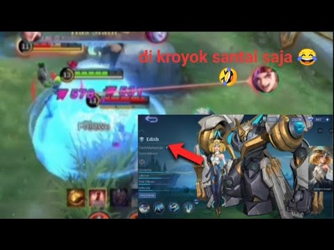 solo rank gunakan edith roaming tetap bantai||edith tank