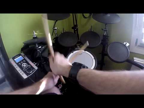 Drum training with metronome (210 bpm)