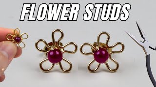 How EASY Are These Flower Studs?