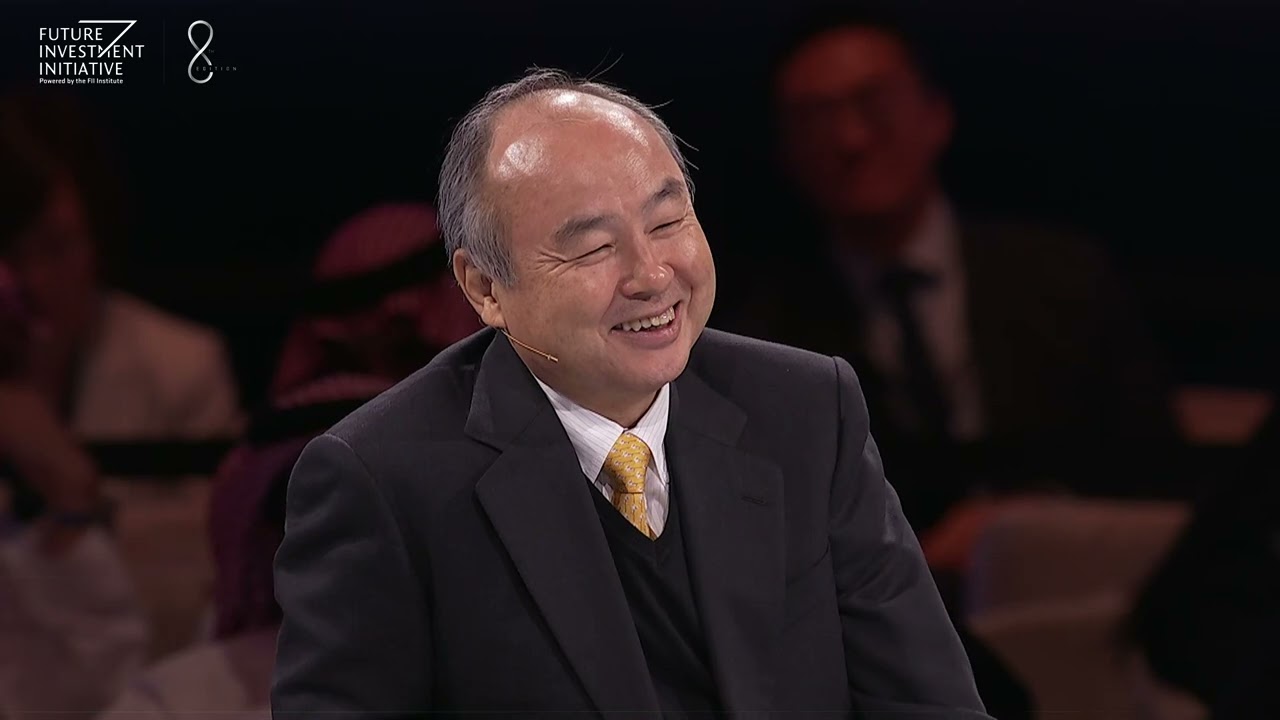 CNN's Richard Quest Speaks with Masayoshi Son about Artificial General Intelligence at #fII8 #AI