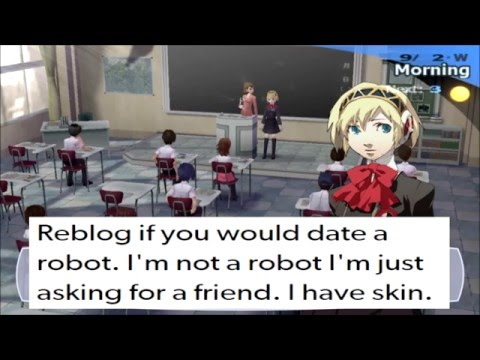 Reblog if you would date a robot (Persona 3)