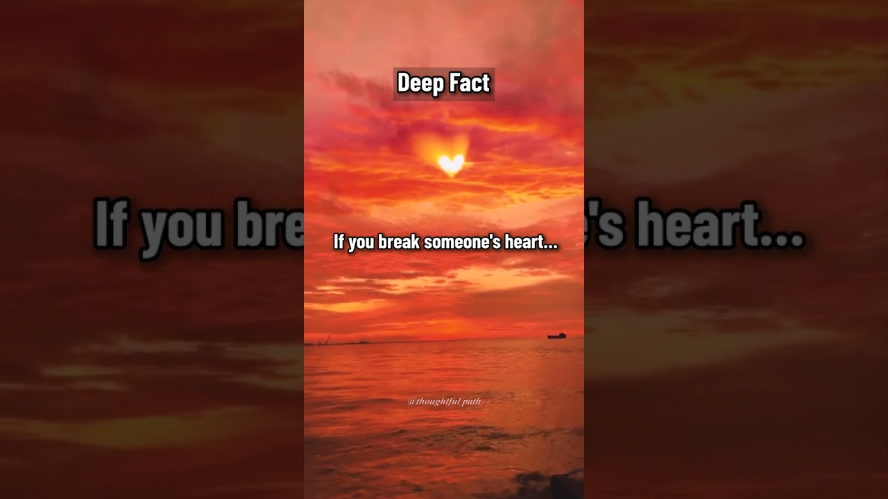 If you break someone's heart... 💔