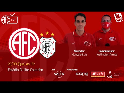 AMERICA X AMERICANO COPA RIO 2021 - JOGO DE VOLTA QUARTAS DE FINAL