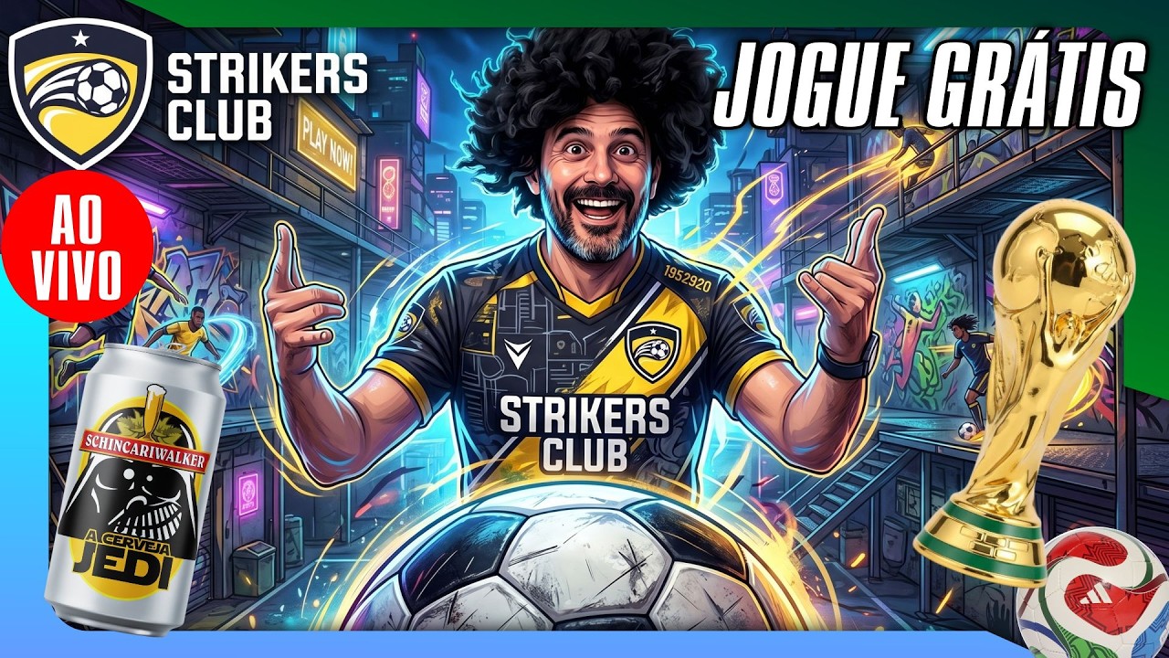 🎮🚨 AO VIVO   -  JOGO GRÁTIS - Strikers Club TODO JOGADOR DO TIME ESTÁ ONLINE  # StrikersClub