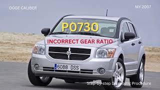 Dodge Caliber | DTC P0730 – Incorrect Gear Ratio Diagnostic