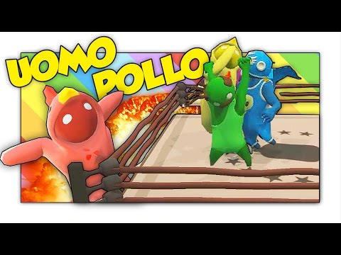 LA VENDETTA DELL'UOMO POLLO! NUOVE MAPPE! - Gang Beasts ITA Funny Moments w/ Lucazz AnItalianNoob