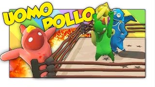 LA VENDETTA DELL'UOMO POLLO! NUOVE MAPPE! - Gang Beasts ITA Funny Moments w/ Lucazz AnItalianNoob
