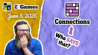 I don't | NYT Connections June 8, 2026