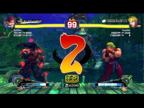 Kether (Evil Ryu) Vs toyalex (Ken) Ranked Match 07-14-2011