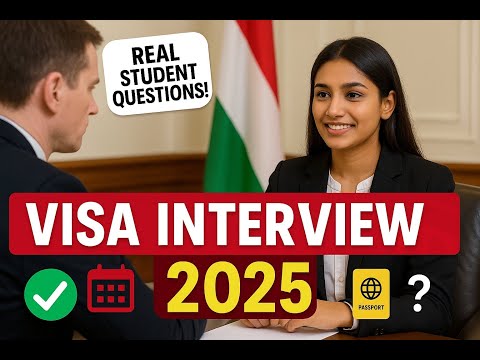 🇭🇺 Hungary Embassy Interview 2025 – Full Demo with Real Questions!