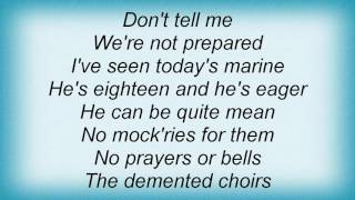 10000 Maniacs - Anthem For Doomed Youth Lyrics