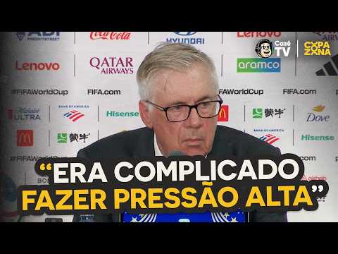 CARLO ANCELOTTI DÁ SUAS EXPLICAÇÕES APÓS A ELIMINAÇÃO BRASILEIRA NA COPA DO MUNDO | COPAZONA