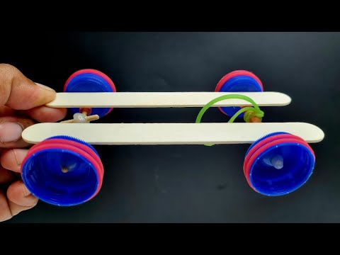 How to Make a Mini Rubber Band Car (Easy DIY Tutorial)
