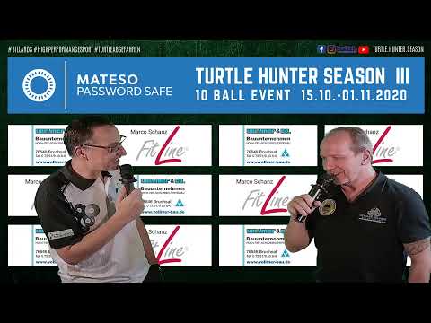 Turtle Hunter Season DAY 2 MAIN EVENT -  19 Uhr Oliver Ortmann vs. Turtle Holger Vier auf 30