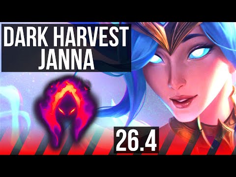 JANNA vs SETT (TOP) | 27K damage, Dark Harvest | EUW Master | 26.4