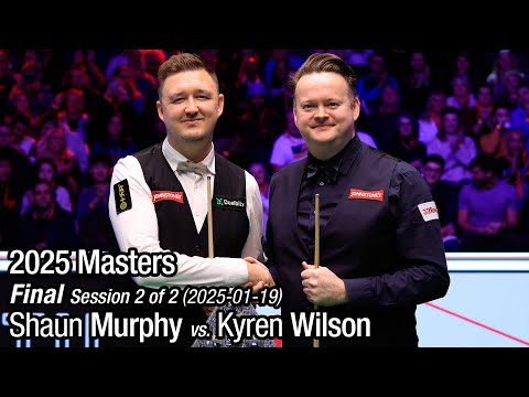 2025 Masters Final: Shaun Murphy vs. Kyren Wilson (Full Match 2/2)