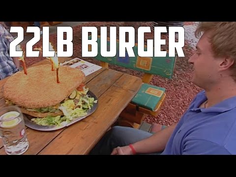 Furious World Tour | Germany - 22lb Burger Challenge, 6lb Schnitzels and German Street Food! Video