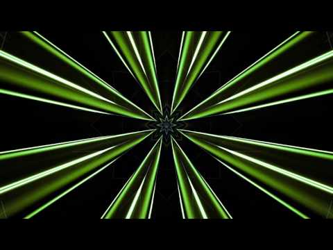 Club Visuals 576 - Kaleidoscopic Green Lights  Free Motion Background HD