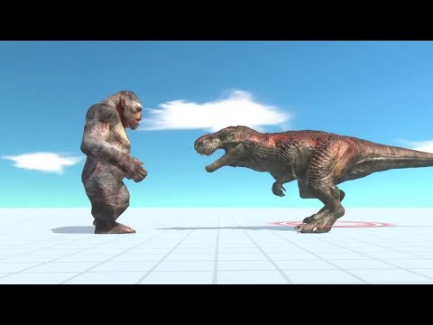 Fight#017 "GORO THE GIANT vs T-REX" - Animal Revolt Battle Simulator!