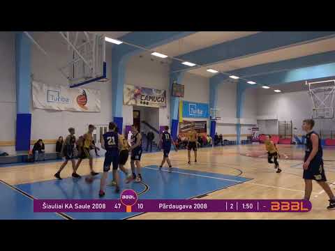 BBBL U15 / Pārdaugava 2008 - Šiauliai KA Saule 2008 /