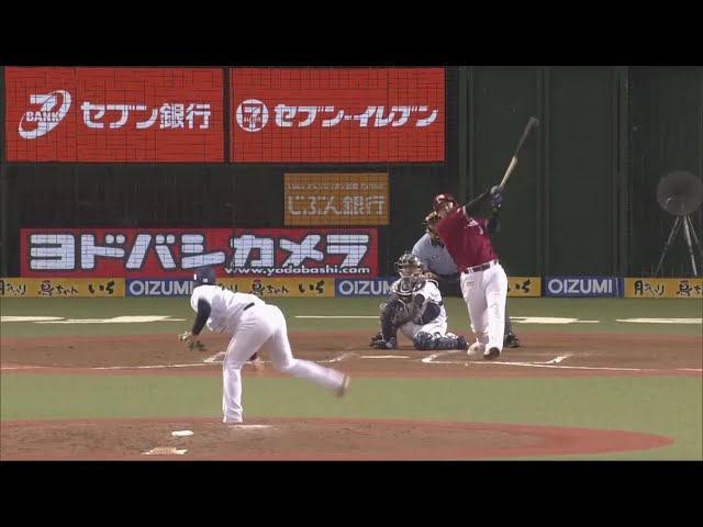 【5回表】古巣相手に相性抜群!! イーグルス・浅村がダメ押しの2ランを放つ!! 2019/8/25 L-E