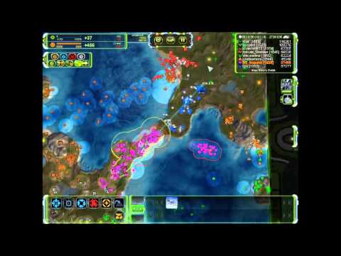 SupCom FA Gameplay: Eco Whoring on Seton's Mid