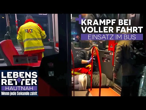 Krampfanfall im Bus - Einsatz auf engstem Raum  | Lebensretter hautnah | SAT.1