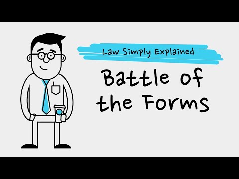 Battle of the Forms | Contract Law | Elements of Formation