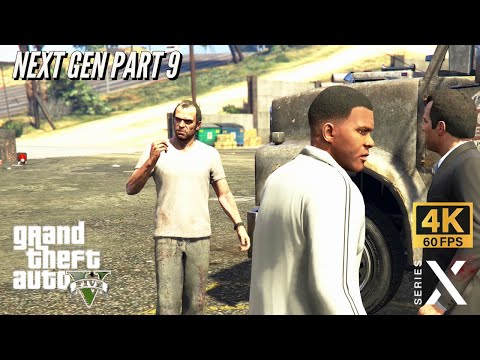 GTA 5 Next Gen | Ganzes Spiel Gameplay Part 9 - Der Geldtransporter Raub | 4K 60 FPS HDR RAYTRACING