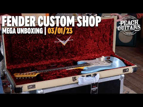 Mega Fender Custom Shop Unboxing, Part 1 | January ‘23